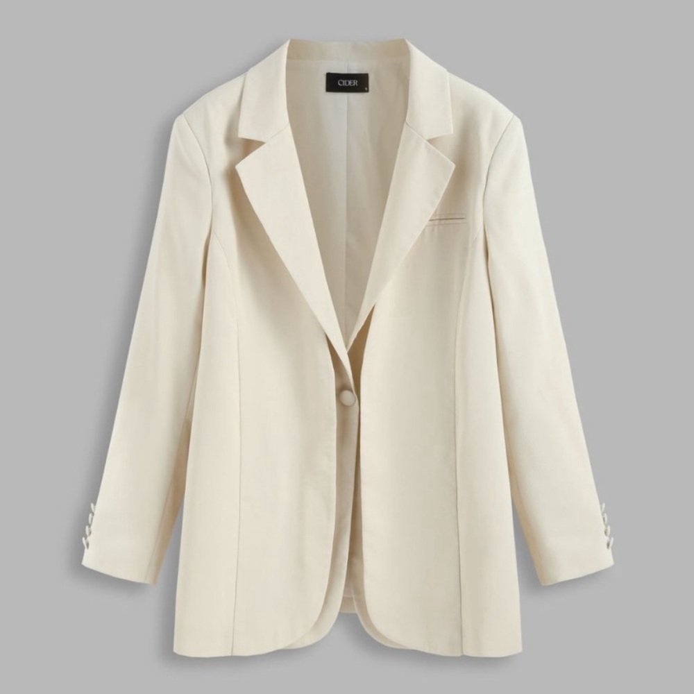 Cider Beige Suit / Blazer Jacket NWT Medium